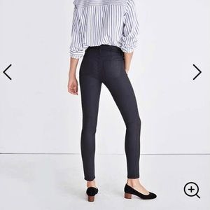 Madewell Coated Black Jeans